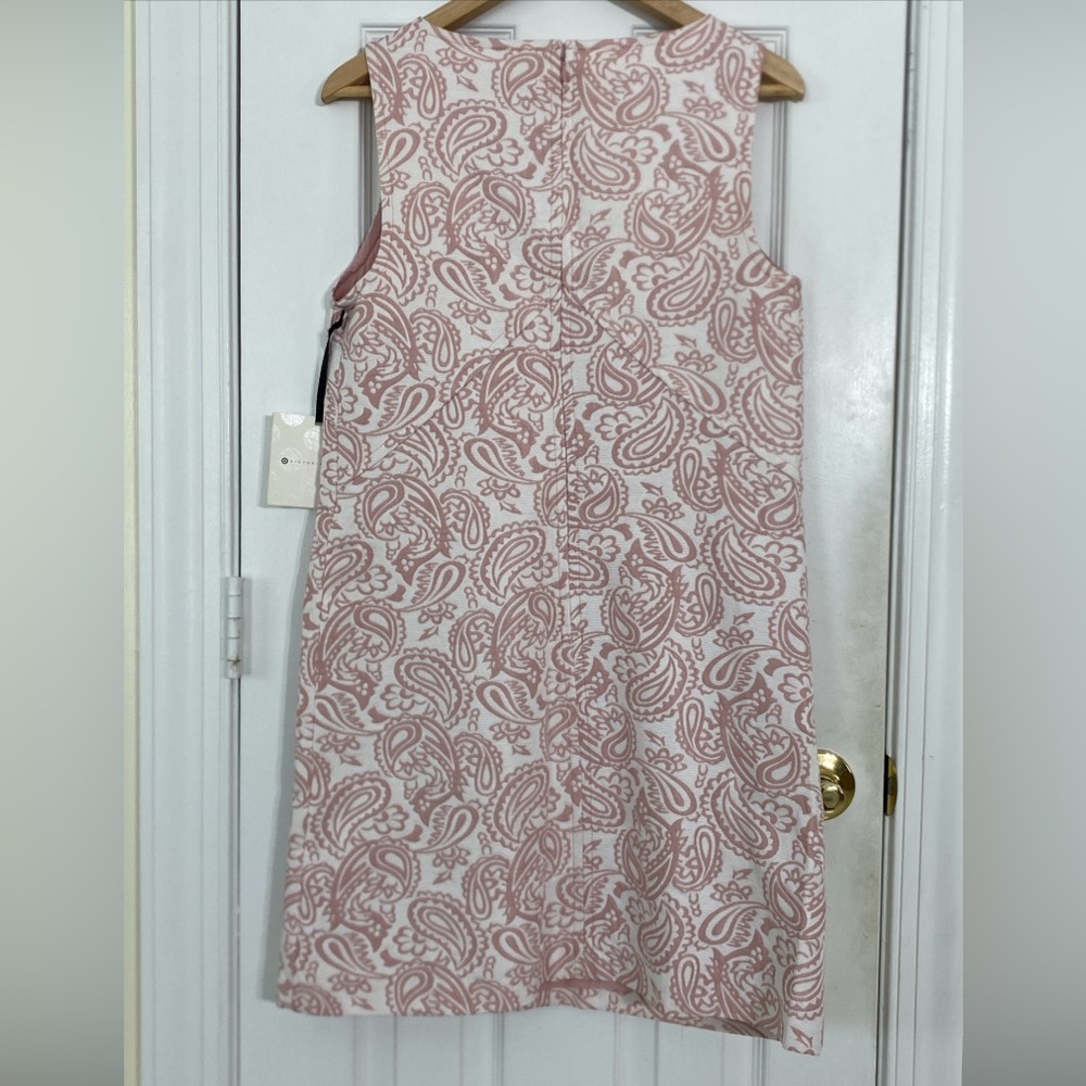 Victoria Beckham for Target LADIES’ BLUSH JACQUARD PAISLEY DRESS Size Medium NEW - Picture 9 of 11